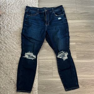 AE Hi-Rise Jegging Distressed